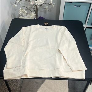 Duluth Trading Co Off-White Sweatshirt